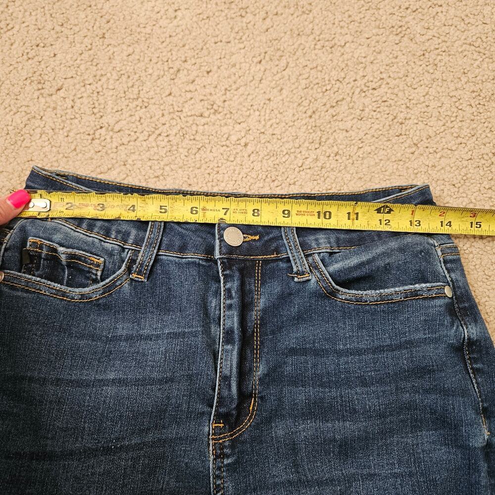Judy Blue Dark Wash High Rise Cool Denim Boyfriend Jean 5/27 - Picture 4 of 6